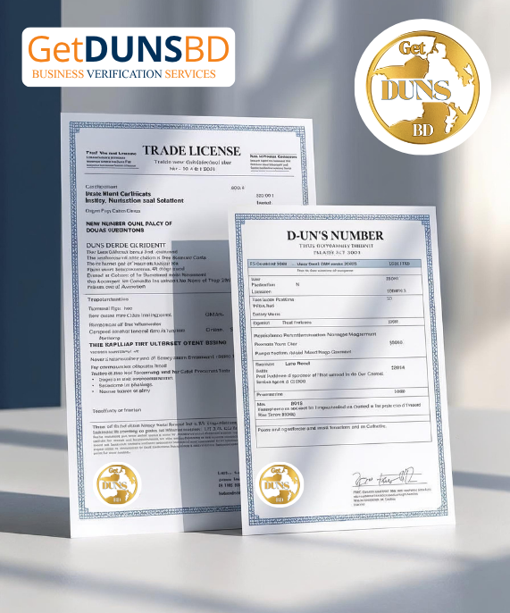 Trade License + DUNS Registration(Your Details) In 8,000 ৳